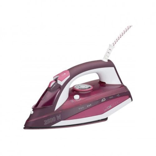 Fer à repasser vapeur CLATRONIC 2600 W Blanc & rose (DB3705) Fer à repasser vapeur CLATRONIC 2600 W Blanc & rose (DB3705)
